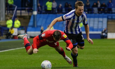 Wigan and Sheffield Wednesday in action at Hillsborough in October. 