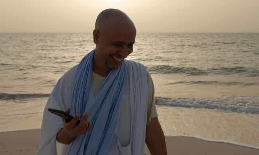 Mohamedou Ould Salahi on a beach in Mauritania