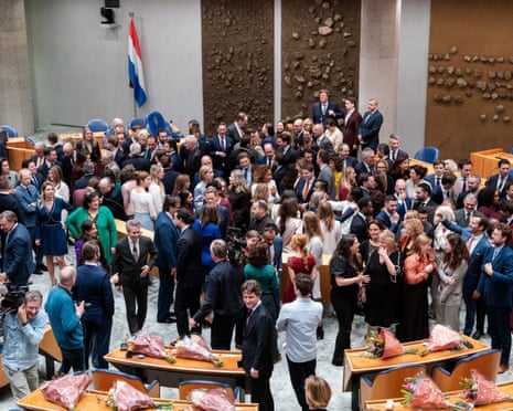New members take an oath or make a promise, Den Haag, the Netherlands.