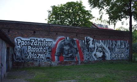 A mural in Dąbrowa Górnicza commemorating one of the ‘cursed soldiers’ who fought against Poland’s post-war communist government.