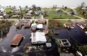 Flooding on Grand Bahama Island after Hurricane Dorian.