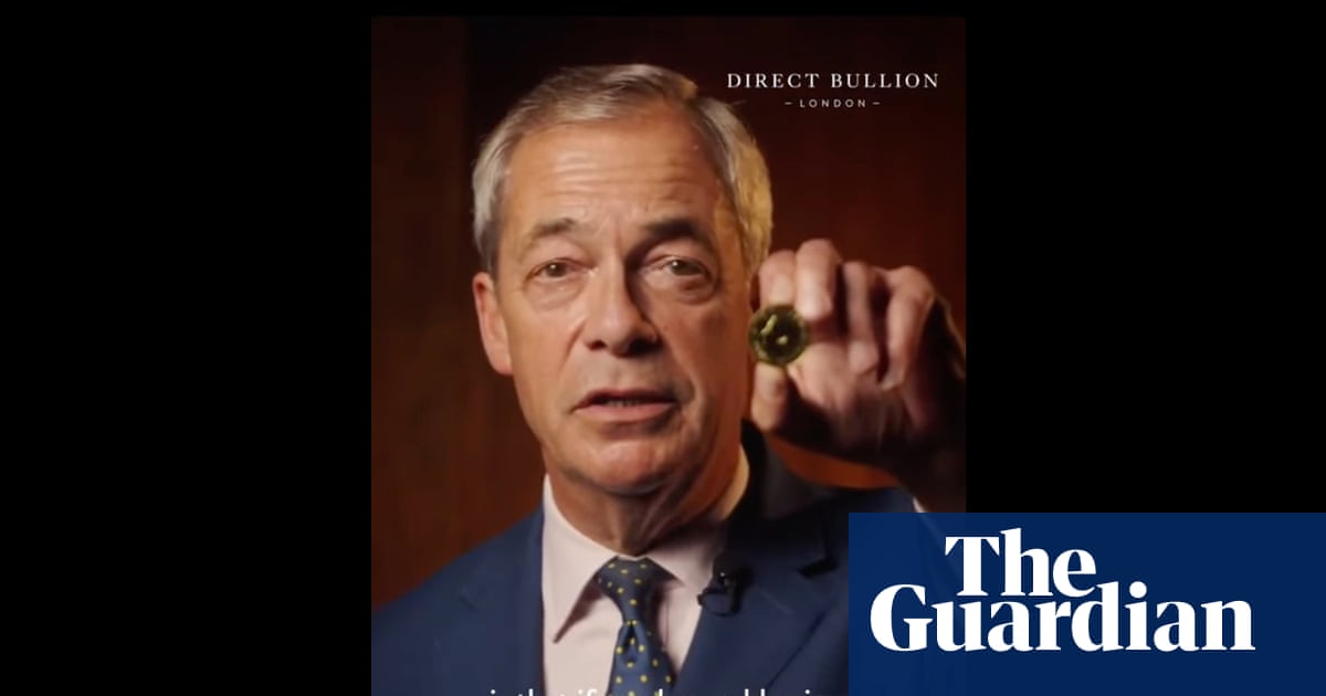 Γιατί ο Nigel Farage πληρώνεται τόσο πολύ για να προωθήσει μια εταιρεία χρυσού; | Νάιτζελ Φάρατζ Γιατί ο Nigel Farage πληρώνεται τόσο πολύ για να προωθήσει μια εταιρεία χρυσού; | Νάιτζελ Φάρατζ