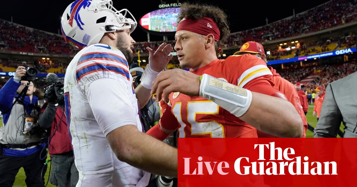 AFC championship game: Buffalo Bills v Kansas City Chiefs – live