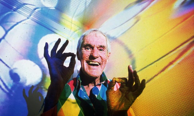 Timothy Leary in 1992: ‘would have been more help piping down than turning on’