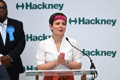 Zoë Garbett speaking after her election as mayor of Hackney.