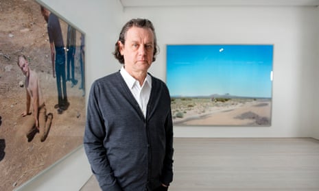 Photographer Jeff Wall at the Marian Goodman Gallery in London. Photo by Linda Nylind. 30/10/2015.