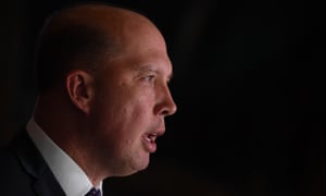 Australian Immigration Minister Peter Dutton