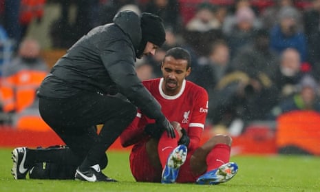Liverpool's Joël Matip set to be ruled out for months with knee ligament  injury | Liverpool | The Guardian
