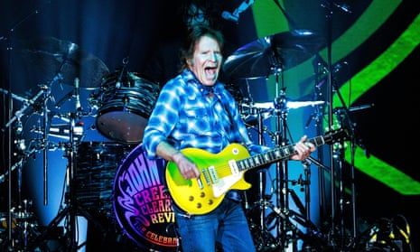 ‘I’ll tell ma grandchildren about this one!’ … John Fogerty performing at the AO Arena, Manchester, 25 May 2023.