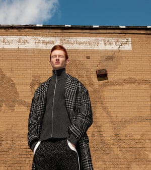 Raey’s essing with the classics Coat, £895, top, £495, and track pants, £150, all by Raey (matches fashion.com)