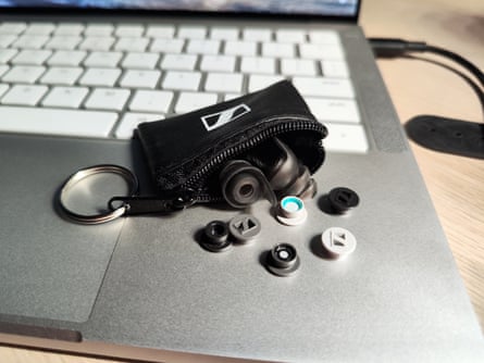 Sennheiser SoundProtex Plus on a laptop