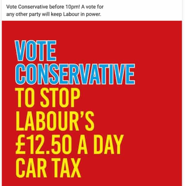 Newcastle Conservatives Facebook ad