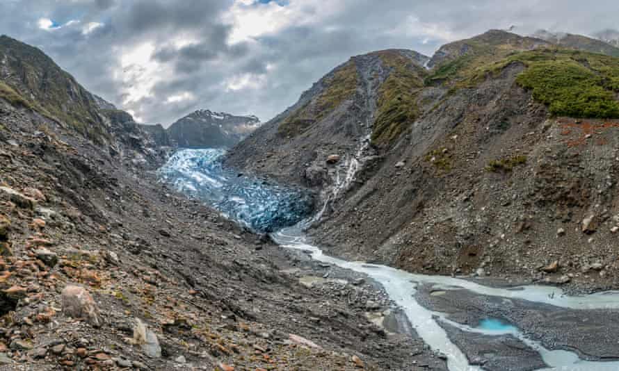 Franz Josef glacier in New Zealand