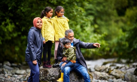 The Choudhury family from London, who visited Borrowdale hostel in the school holidays.