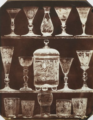 Johann Ludwig Belitski, Untitled (Glassware) 1854Belitski was a master of lighting and still-life and produced many images of this type.