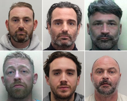 Six mugshots