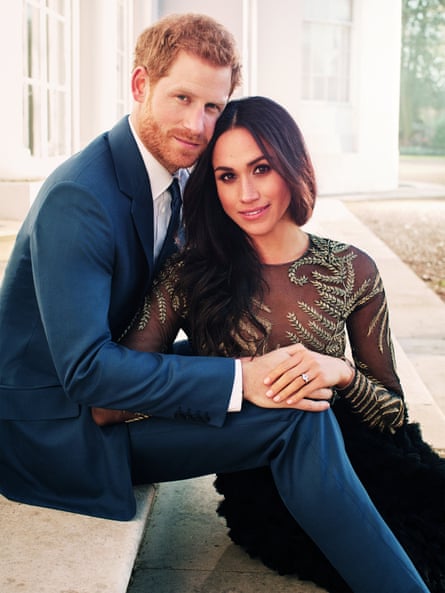 Salah satu foto pertunangan resmi Pangeran Harry dan Meghan Markle