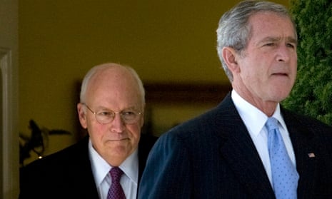 Dick Cheney and George W Bush in 2007