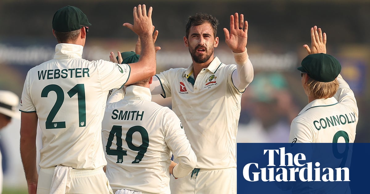 Australia dominates Sri Lanka in second Test, leads by 73 runs