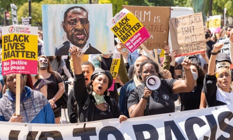 A Black Lives Matter protest in London, 13 June