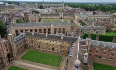 Good University Guide<br>File photo dated 29/05/14 of Cambridge University buildings (front to back), the Grand Courtyard of St John's College, Trinity College, Senate House and the Old Schools, Gonville &amp; Caius College and Kings College Chapel. PRESS ASSOCIATION Photo. Issue date: Sunday September 23, 2018. Cambridge, Oxford and St Andrews are the worst universities for social diversity, despite being the academic top three in Britain, data shows. See PA story EDUCATION Guide. Photo credit should read: Nick Ansell/PA Wire