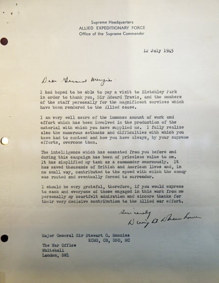 The letter from Eisenhower