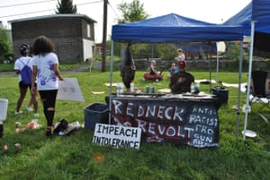 Activist Max Neely, who runs a chapter of the Redneck Revolt group.