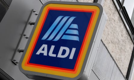 an Aldi sign