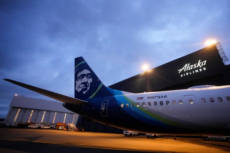 The Alaska Airlines hangar