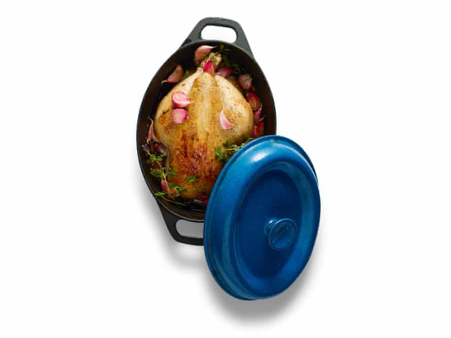 Felicity Cloake's chicken with 40 cloves of garlic 04