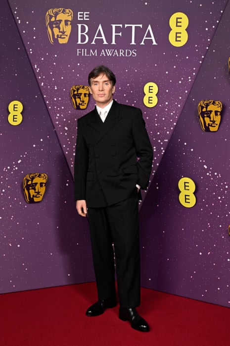 Cillian Murphy attends the 2026 Bafta awards.