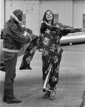 Cotton flowered kimono by Claire Vivian, made to order from Waterside Workshops, February 1976.