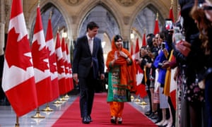 Malala Yousafzai Justin Trudeau