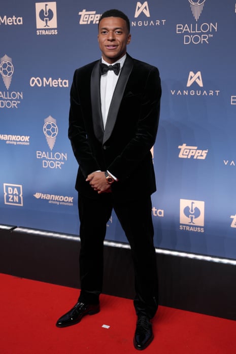 mbappe in velvet suit