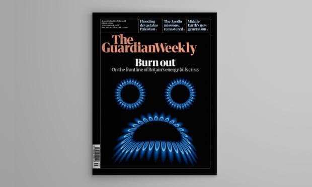 The cover of the 2 September edition of the Guardian Weekly.