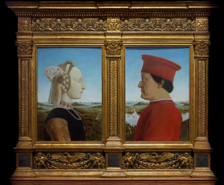 The Duke and Duchess of Urbino, circa 1475, by Piero della Francesca.