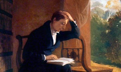 John Keats, portrait by Joseph Severn, c1821-1823.