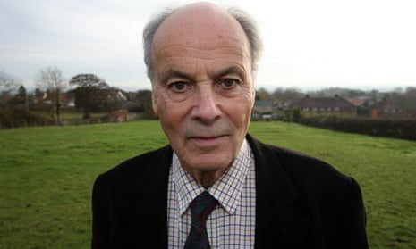 Sir Peter Newsam near his home near Pickering, North Yorkshire, in 2009.