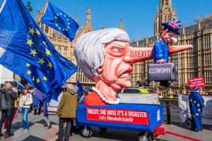 Protesters outside Parliament