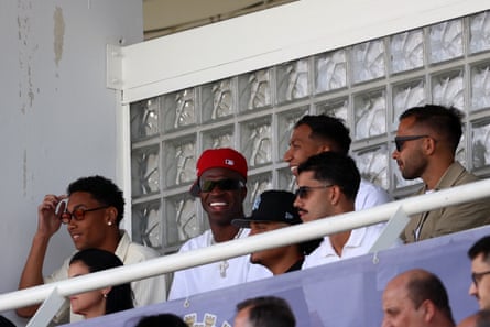 Vinícius Júnior attends Alverca v Benfica in 2025