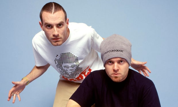 ‘I’d do anything for James, and I’m sure he feels the same’ … James Lavelle, left, and DJ Shadow.