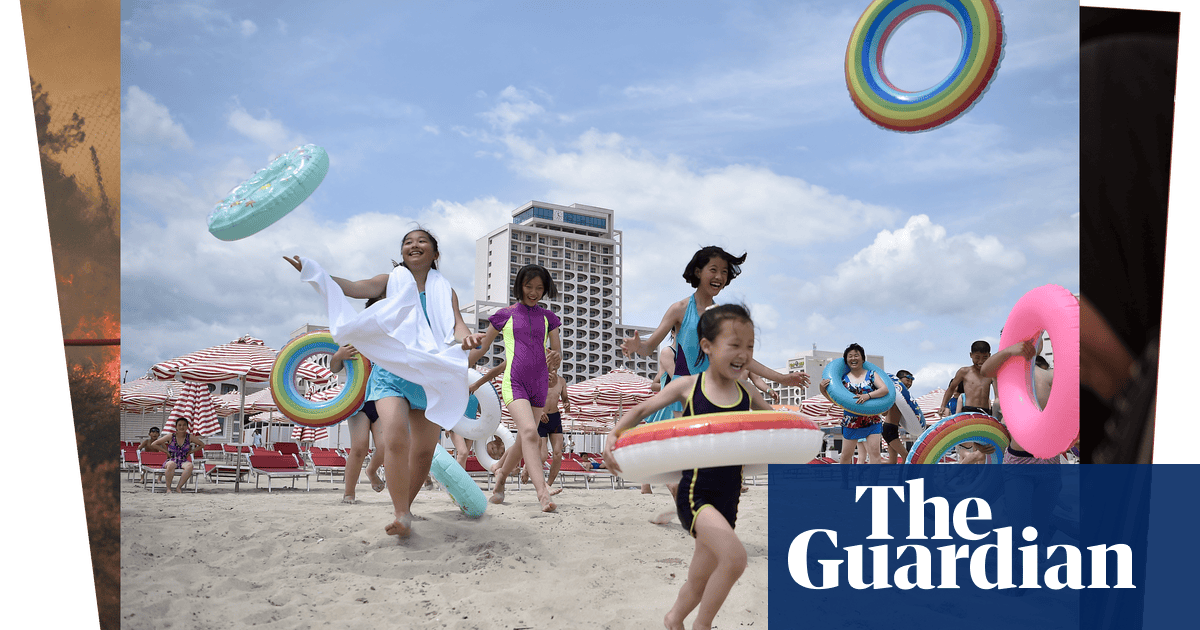 North Korea’s new resort, fires in Crete, Diogo Jota tributes: photos of the day – Wednesday