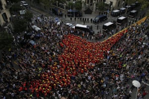 Firefighters join protesters