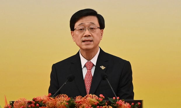 Hong Kong’s new chief executive John Lee