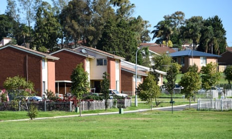 Public housing at Rosemeadow in Sydney, Australia