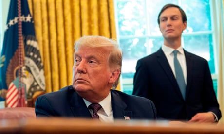 Donald Trump and Jared Kushner in the Oval Office