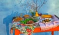 Georgina Hayden Spring Feast Food and prop styling: Polly Webb-Wilson Observer Food Monthy OFM March 2025
