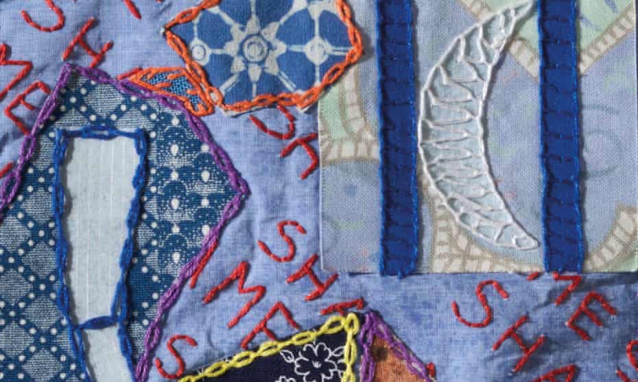 Inside look … Moon Behind Bars, one of the designs from Tracy Chevalier’s book The Sleep Quilt.