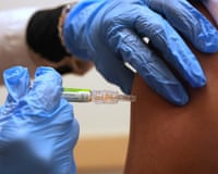 a person getting a vaccine