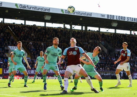 All eyes on the ball at Turf Moor.